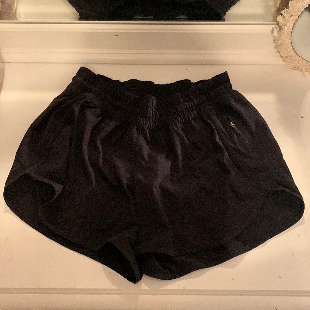 high waisted lulu shorts